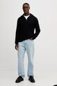 Пуловер с вълна Armani Exchange XM001332.AF13776 тъмносин AW25