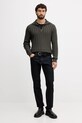 Armani Exchange sweter z dodatkiem wełny XM001332.AF13776 zielony AW25