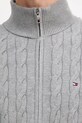 Pamučni pulover Tommy Hilfiger MW0MW40440 siva