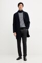 Tommy Hilfiger sweter z domieszką wełny MW0MW40446 granatowy AW25