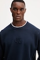 Πουλόβερ Calvin Klein Jeans σκούρο μπλε LV04RD300G