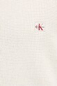 Calvin Klein Jeans sweter bawełniany LV04RD313G beżowy