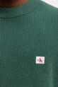Pamučni pulover Calvin Klein Jeans LV04RD313G zelena