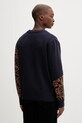 Oblečení Svetr Desigual HALF PAISLEY 25WMJF14 námořnická modř