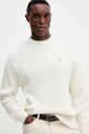 Calvin Klein Jeans sweter bawełniany beżowy LV04RD314G
