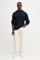 Памучен пуловер Calvin Klein Jeans LV04RD314G тъмносин AW25
