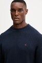 Памучен пуловер Calvin Klein Jeans тъмносин LV04RD314G