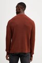 Odzież Calvin Klein Jeans sweter bawełniany LV04RD314G brązowy