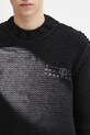 MM6 Maison Margiela sweter wełniany czarny SH2HL0029.M13173.900S