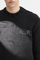 MM6 Maison Margiela sweter wełniany czarny SH2HL0029.M13173.900S