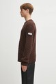 MM6 Maison Margiela sweter wełniany SH2HL0034.M13174.961 brązowy AW25