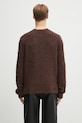 Îmbrăcăminte MM6 Maison Margiela pulover de lână SH2HL0034.M13174.961 maro