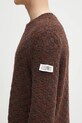 MM6 Maison Margiela sweter wełniany brązowy SH2HL0034.M13174.961