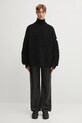 MM6 Maison Margiela woolen jumper SH0HA0004.M13040.900 black