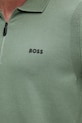 Pamučni pulover BOSS Green 50551688 zelena