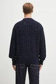 Odzież Kenzo kardigan bawełniany Gots Kenzo Weave Cardigan FF55CA7073CB granatowy