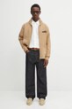 Kenzo sweter wełniany Rws Futura Zipped Cardigan FF65CA7413CK zielony