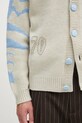 Kenzo kardigan z dodatkiem wełny Rws Pachinko Cardigan FF65CA7463CI