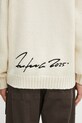 Kenzo sweter wełniany Rws Futura Jumper FF65PU7573CT beżowy