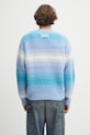 Oblečenie Sveter s prímesou vlny Kenzo Speed Stripe Jumper FF65PU7653CG modrá