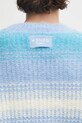 Sveter s prímesou vlny Kenzo Speed Stripe Jumper modrá FF65PU7653CG