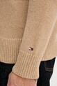 Пуловер с вълна Tommy Hilfiger MW0MW40843 бежов
