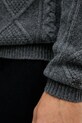 Tommy Hilfiger sweter wełniany MW0MW40914 szary