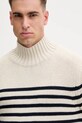 Bavlnený sveter Tommy Hilfiger béžová MW0MW41320