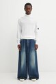 C.P. Company sweter z wełną 19CMKN035A005528A beżowy