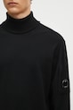 C.P. Company wool blend jumper black 19CMKN035A005528A