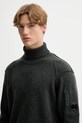 C.P. Company sweter z wełną szary 19CMKN166A110149A