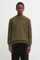 Свитер с добавлением шерсти C.P. Company средней плотности зелёный RFCMKN707A110149A