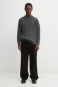 C.P. Company sweter bawełniany 19CMKN023A005558G szary