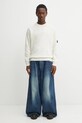 C.P. Company sweter z dodatkiem wełny 19CMKN198A110468A beżowy