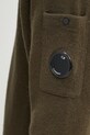 C.P. Company sweter z dodatkiem wełny zielony 19CMKN198A110468A