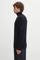 C.P. Company sweter z dodatkiem wełny 19CMKN220A006595A granatowy AW25