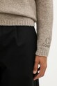 C.P. Company sweter z dodatkiem wełny 19CMKN281A110509A beżowy