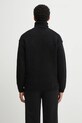 Odzież C.P. Company sweter z dodatkiem wełny 19CMKN281A110509A czarny