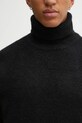 C.P. Company sweter z dodatkiem wełny czarny 19CMKN281A110509A