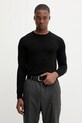 BARENA VENEZIA sweter wełniany Knitwear Ato okrągły czarny KNU4000.429