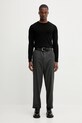 BARENA VENEZIA sweter wełniany Knitwear Ato KNU4000.429 czarny AW25