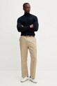 BARENA VENEZIA sweter wełniany Knitwear Camio KNU5282.429 granatowy AW25