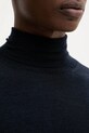 BARENA VENEZIA sweter wełniany Knitwear Camio KNU5282.429 granatowy