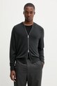 BARENA VENEZIA kardigan wełniany Knitwear Dugo wełna szary KNU5291.504