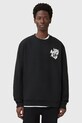 AllSaints bluza bawełniana ORLANDO czarny M058NB