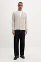 Filling Pieces кардиган мужской с добавлением шерсти Knit Cardigan 422573500127 бежевый AW25