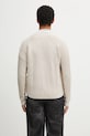 Odzież Filling Pieces kardigan z dodatkiem wełny Knit Cardigan 422573500127 beżowy