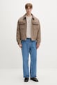 Filling Pieces sveter pánsky s vlnou Knit Sweater Raglan 422575500261 béžová AW25
