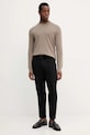 Vlnený sveter Calvin Klein LV04LB305G béžová AW25