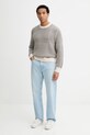 Calvin Klein sweter z dodatkiem wełny LV04LD306G brązowy AW25